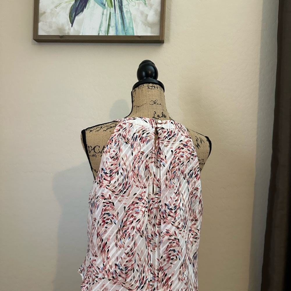 WHBM Sleeveless Blouse Size 12 - Picture 3 of 6